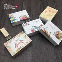 New DIY lipstick box drawer box lipstick box lipstick small gift box two can be customized logo