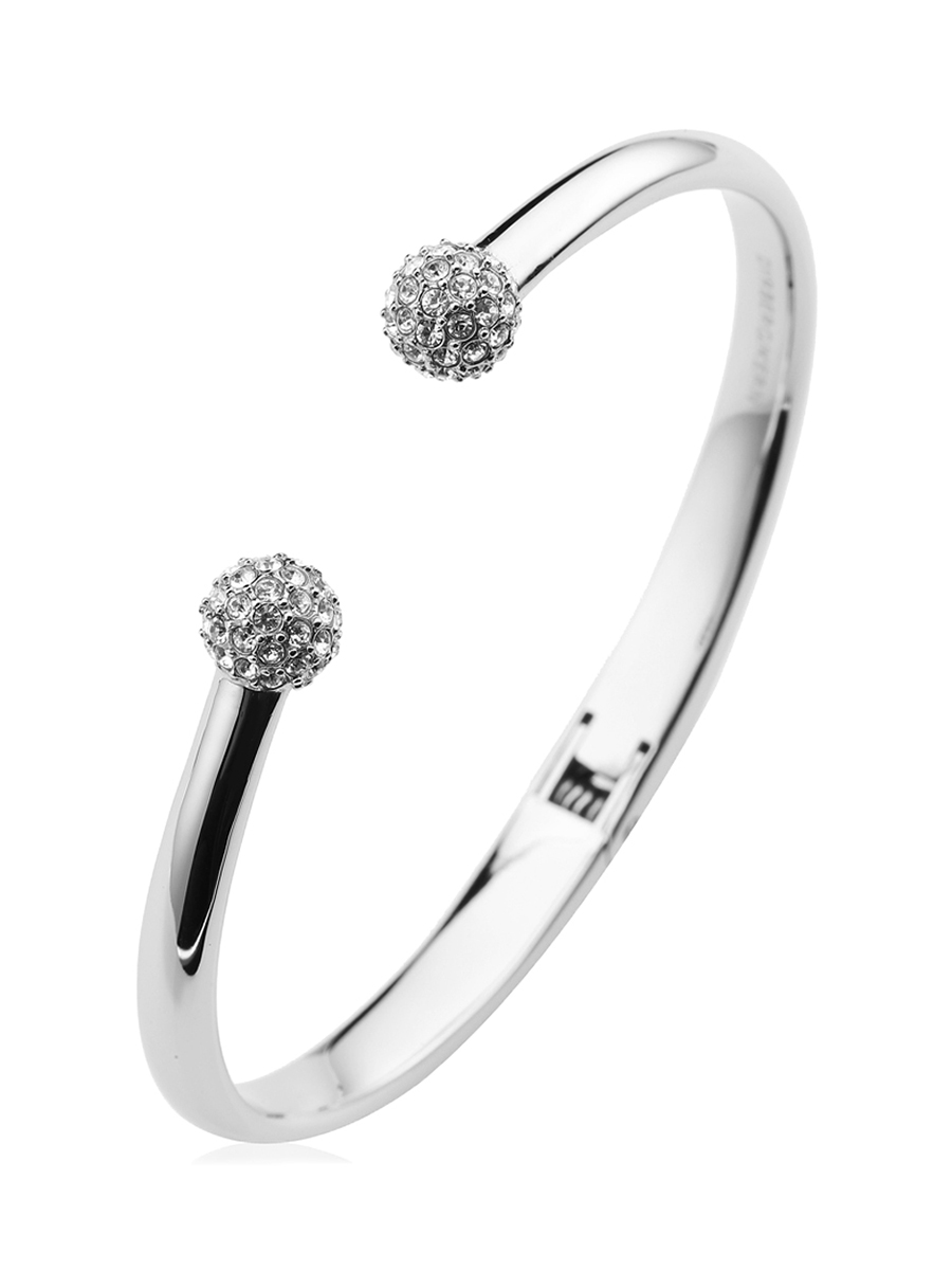 DYRBERG/KERN 银色流行系列开口手镯