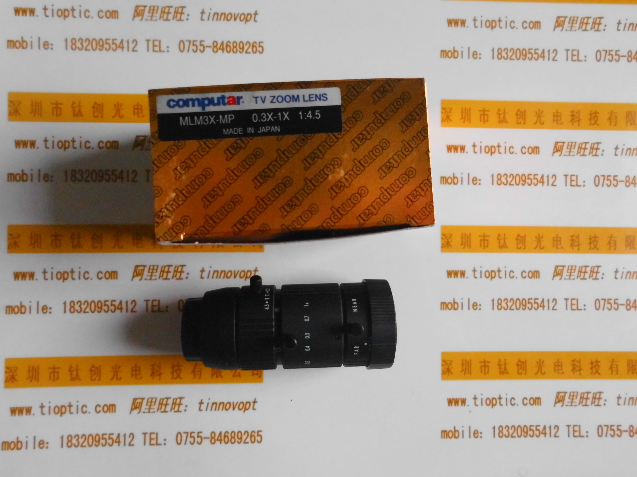 FA Industrial Lens Japan Compu Tar Consign MLM-3XMP 