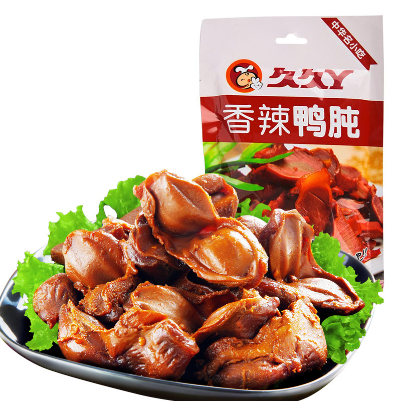 【天猫超市】久久丫香辣鸭肫110g/包特产肉类零食真空独立小包装