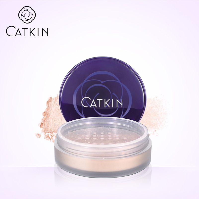 Catkin/卡婷丝润无瑕蜜粉饼定妆散粉保湿遮瑕强控油彩妆专柜正品