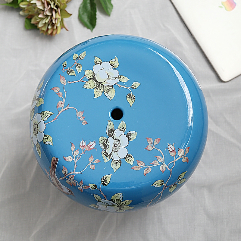 Jingdezhen ceramic floor office teahouse who furnishing articles sitting room the bedroom in cool shoes who toilet who pier embroidered pier