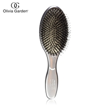 American OliviaGarden Olivia Pearl Silver Thermal Ceramic Ion Massage Hair Comb Hairdressing