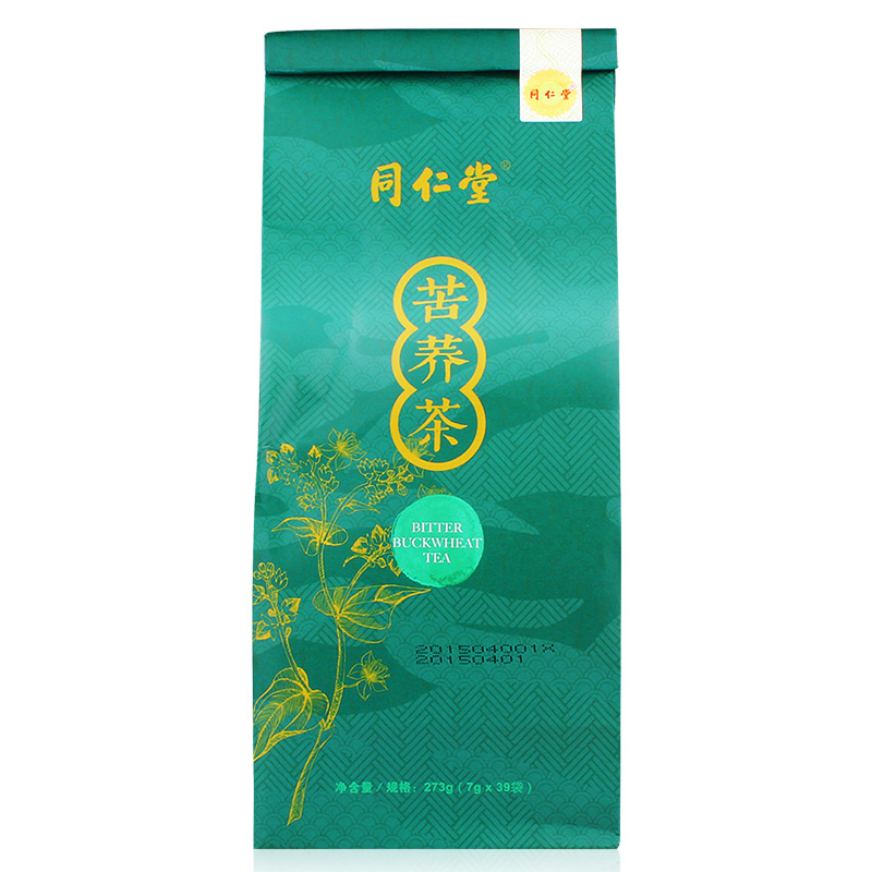 同仁堂苦荞茶 7g*39袋 四川苦荞 荞麦茶花草茶 养生茶