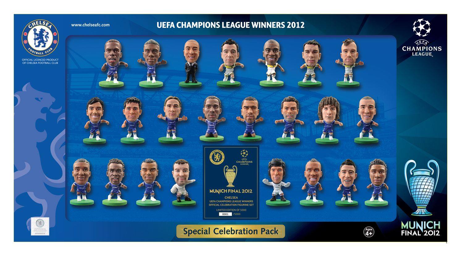 Chelsea star paparazzi 2011-12 season Champions League champions suit Soccerstarz