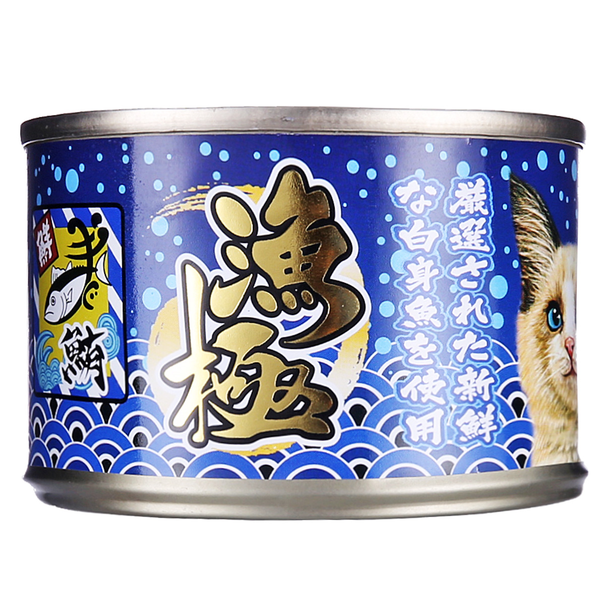 波奇网 宠物猫罐头湿粮渔极-金枪鱼块黄鳍160g AK01成猫罐头湿粮