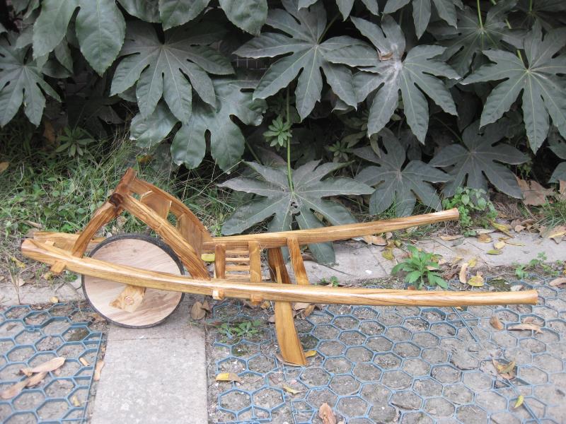 Sichuan-West name Pheasant Bus handmade miniature farm with stage performance props model single-wheeler