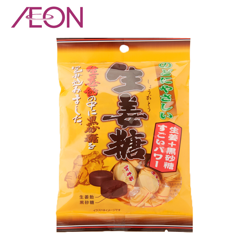 【AEON】日本日進製菓 生姜黑糖135g