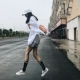 Hàn Quốc Harajuku noafterparty ống xu hướng trượt ván thể thao sọc quá khổ nam và nữ vớ cotton