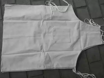 Canvas apron electric welding apron bib padded canvas apron white apron anti-hot apron quality polished apron