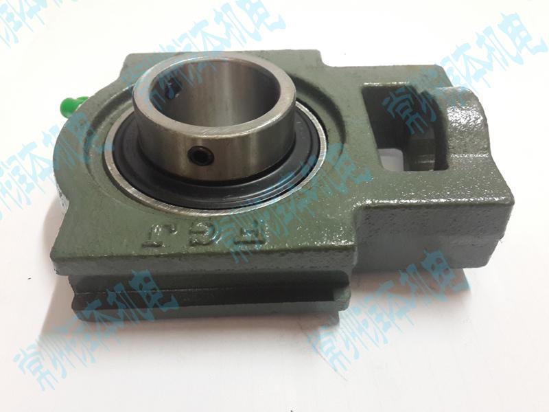 Casting slider seat whole set of outer spherical bearings UCT207 shaft shell T207 bearing UC207