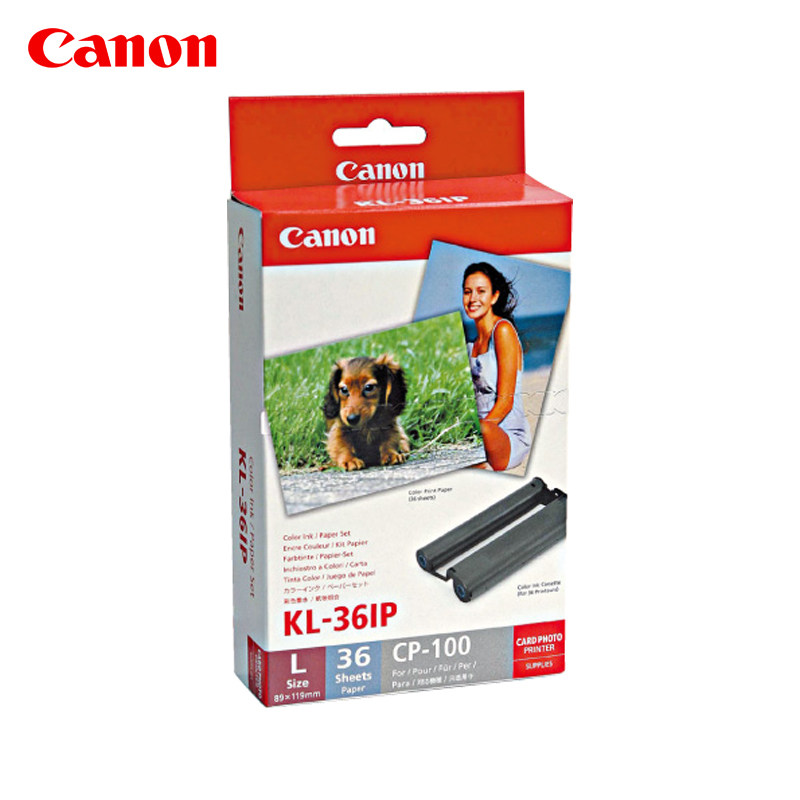 Flagship] Canon Color Ink Paper Combination KL-36IP (L Size)