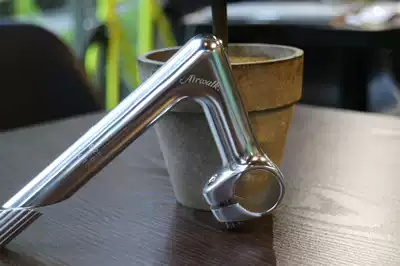 AIRWALK hand polished aluminum alloy forged one gooseneck handle made in Taiwan