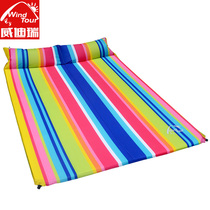 Multi-color double Vidiri outdoor automatic inflatable cushion double widened padded moisture proof mat tent Inflatable mattress