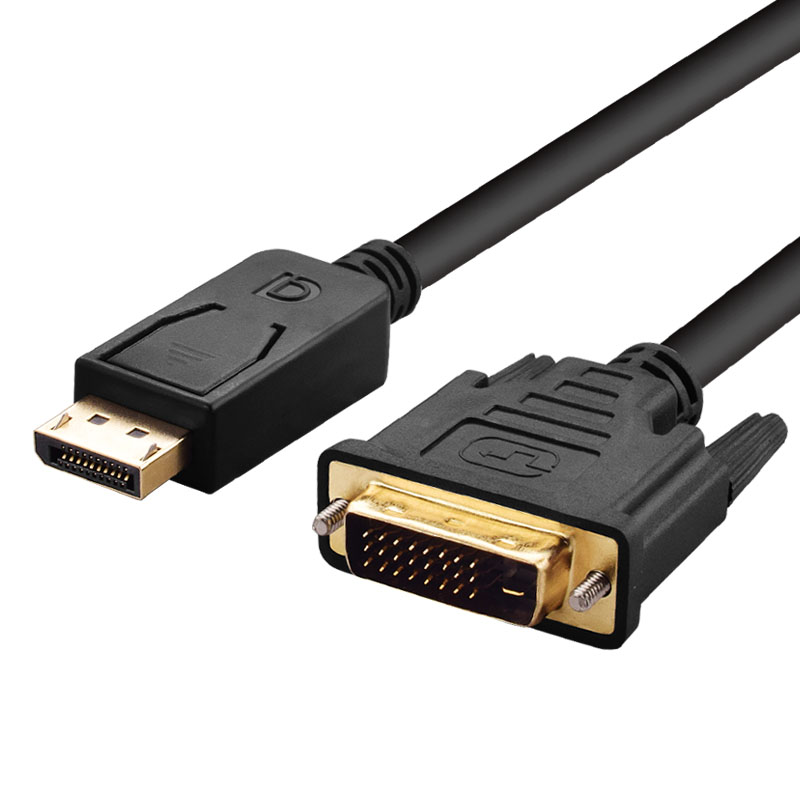 dp to dvi24 1 line displayport to dvi computer display card transmission line dp to dvi 1 8m
