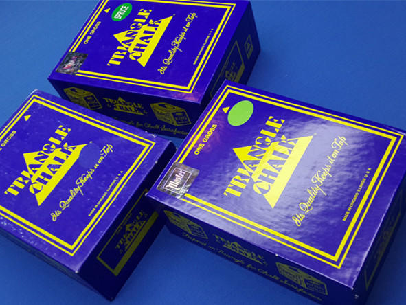 Hongchang billiard American import TRIANGLE TRIANGLE brand high-end chocolate powder rub powder