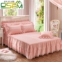 Ousu không trang trí bông ren giường váy Hàn Quốc mảnh duy nhất dày của tấm bông chần giường bedspread bộ 1,5 / 1,8 m - Váy Petti 	chân váy giường