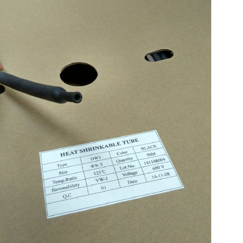 Double-wall heat-shrink sleeve with rubber thermo-shrink sleeve 3 times shrink heat-shrink sleeve seal waterproof and anti-electric sleeve
