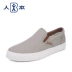Giày vải nam một đôi giày nam Giày đế xuồng Hàn Quốc Giày vải trắng Giày lười nam Giày trắng nam mùa xuân shop giày sneaker Plimsolls