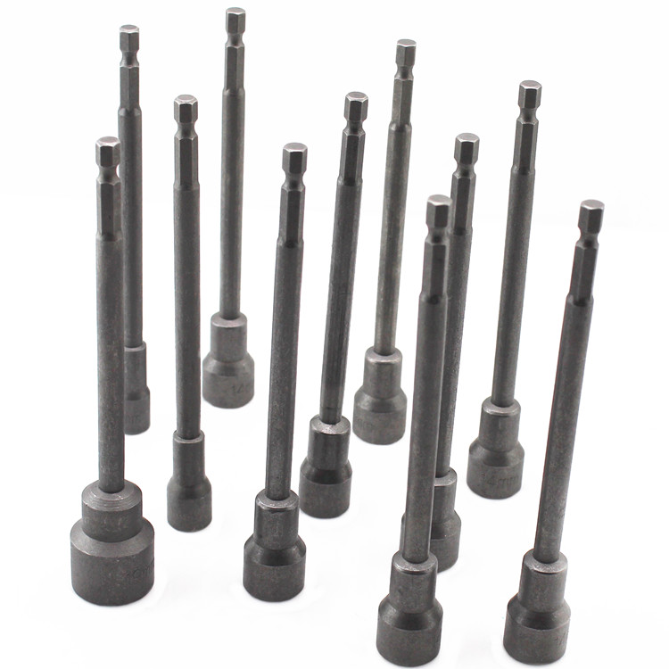 1 4 inch 6 3mm Glong hexagonal sleeves Electric screw cap sleeves Pneumatic hexagonal pneumatic screwdriver sleeves Magnetic sleeves