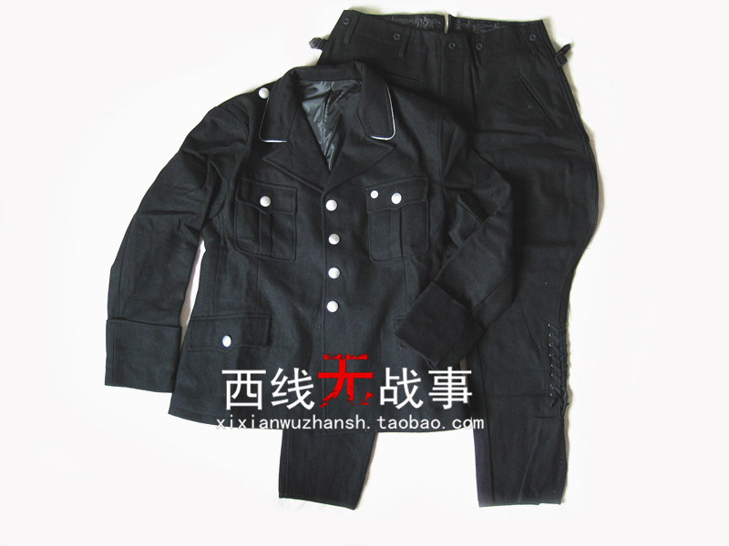 German black wool uniform 32 uniform suit