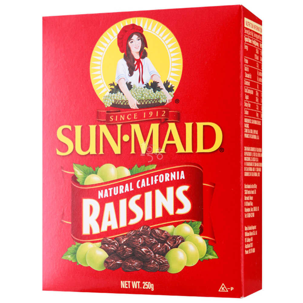 阳光少女 葡萄干(红) 250g/盒 美国