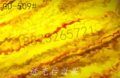 Artificial translucent slate rosin jade background wall marble lamp family hotel decoration materials factory direct sales