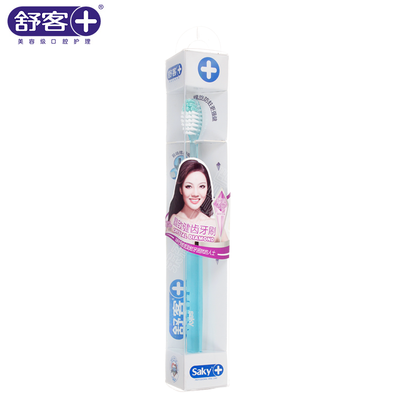舒客晶致健齿牙刷 舒克牙刷 螺旋防蛀强健