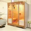 Tongfu beauty salon Four-person far infrared nano-light wave bath room Removable physiotherapy room Sauna bath box