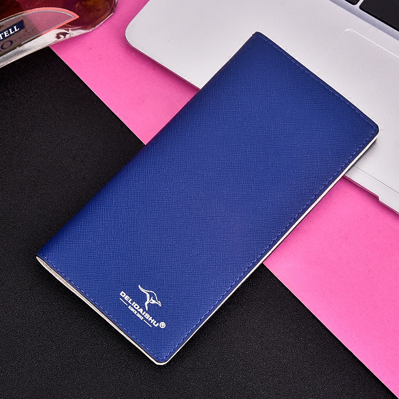 New Men's Wallet Dark Edition Fashion Ultra-thin Japanese Wallet Young Students Get Bag Clamp