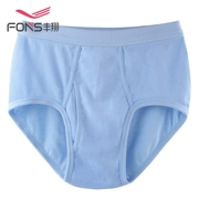 Đồ lót nam bằng vải bông tam giác Fengxiang quần short cotton trung niên eo cao lỏng lẻo đồ lót cũ thoáng khí quần lớn