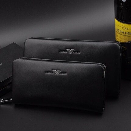 2018新款卓梵 阿玛尼手包真皮男包手拿包男休