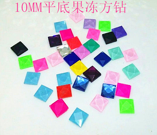 Jelly Flat-bottomed Drilling Square Drilling color 10mm flat-bottomed drilling Profiled Drilling DIY patch drilling positive square drilling for drilling glass drill