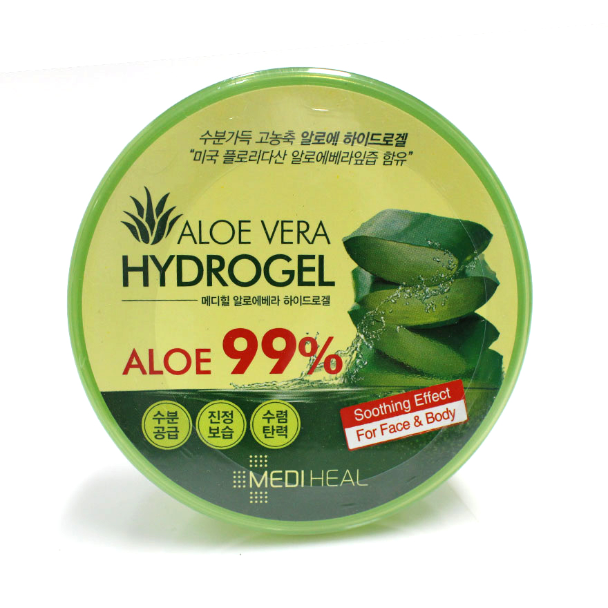 韩国正品Mediheal/可莱丝 99%天然芦荟胶啫喱 保湿 晒后修复300g