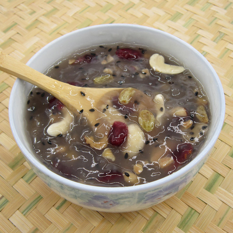 (Ajing Mill) Now made nuts, lotus root noodles, fruit, grain soup, full stomach, 500g