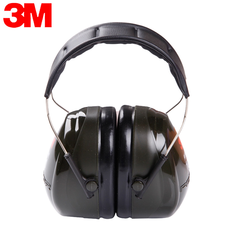 正品3M H7A 头戴式防护耳罩 发电厂工厂防噪音耳罩 学习隔音耳罩
