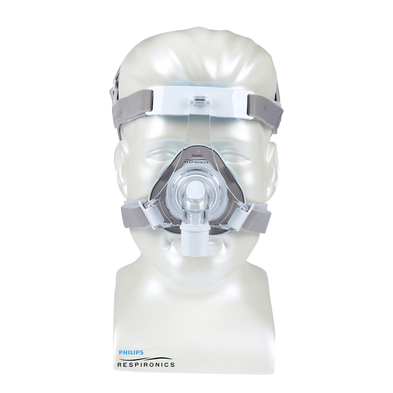 PHILIPS飞利浦伟康睡眠呼吸机面罩TrueBlue珍蓝凝胶舒适鼻罩HXJ