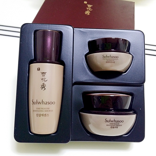 SULWHASOO/雪花秀珍雪3件套装中样精华眼霜面霜套盒