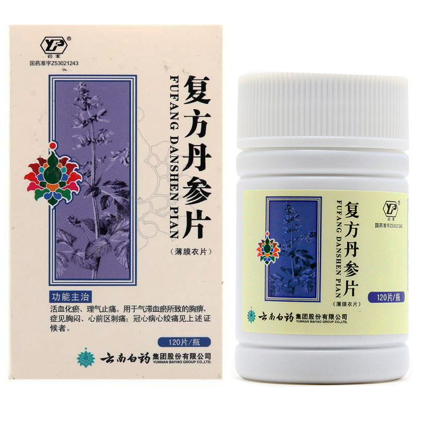 云丰 复方丹参片 0.32g*120片/瓶