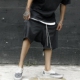 Châu Âu và thương hiệu thủy triều cao đường phố Mỹ thả lỏng Justin Bieber cùng một đoạn quần short harem quần năm điểm quần ông nội Wu Yifan - Crop Jeans quần âu nam đẹp Crop Jeans