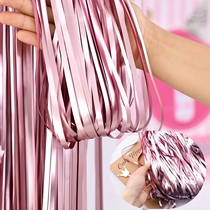 3 M tassels rain silk background wall decoration birthday party wall decoration scene decoration scene decoration wedding stage decoration