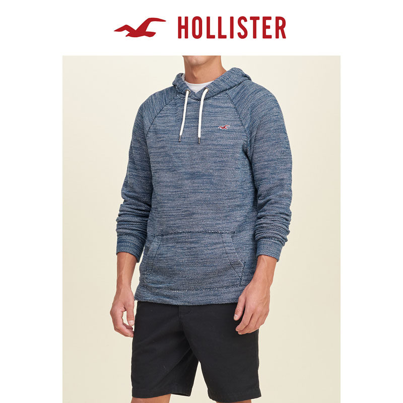 Hollister 标识图样圈圈呢帽衫 卫衣 男 122862