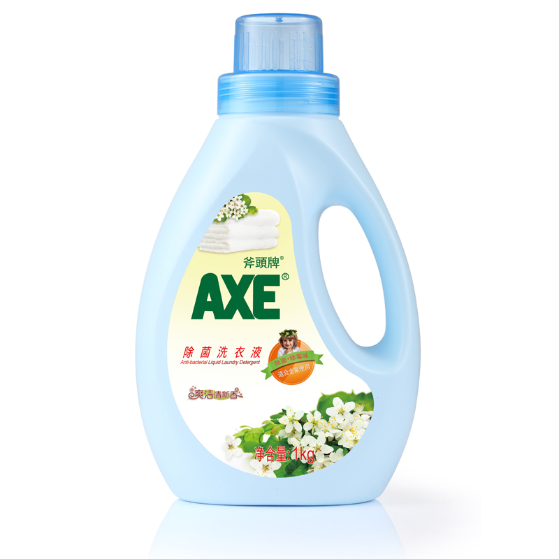 AXE斧头牌除菌洗衣液1kg消毒除霉清新香味无刺激婴儿可用