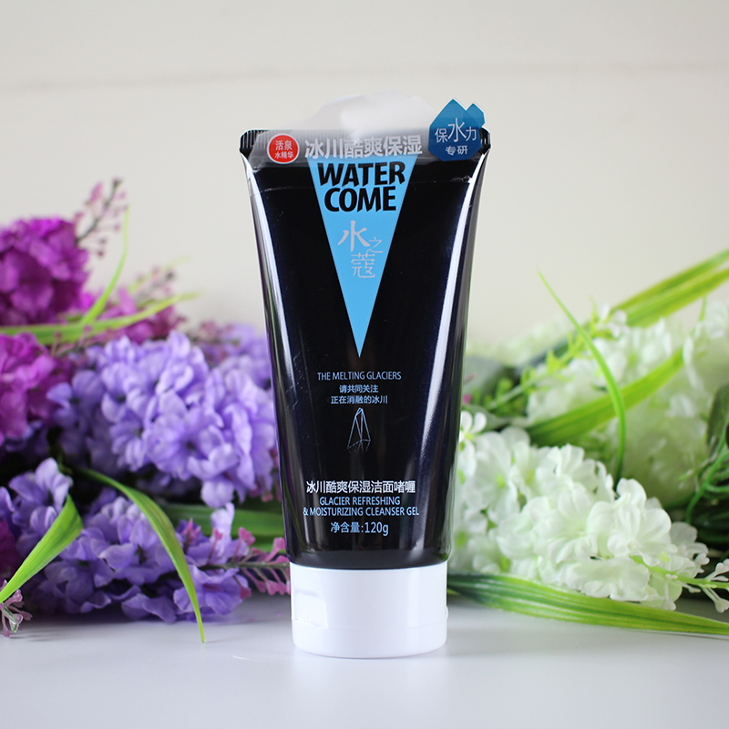 watercome水之蔻男士冰川酷爽保湿洁面啫喱120g 去油光不紧绷