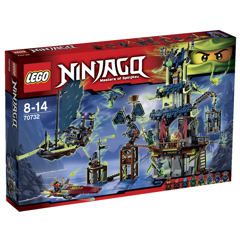LEGO 乐高 NINJAGO幻影忍者系列 大战幽灵城 积木拼插 70732