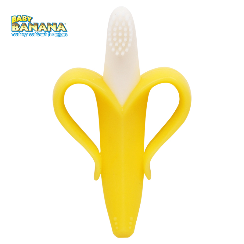 美国Baby Banana香蕉宝宝婴儿牙胶硅胶磨牙棒宝宝咬咬胶玩具器