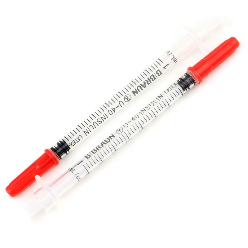 德国贝朗一次性使用无菌胰岛素注射器1ml/支  JY