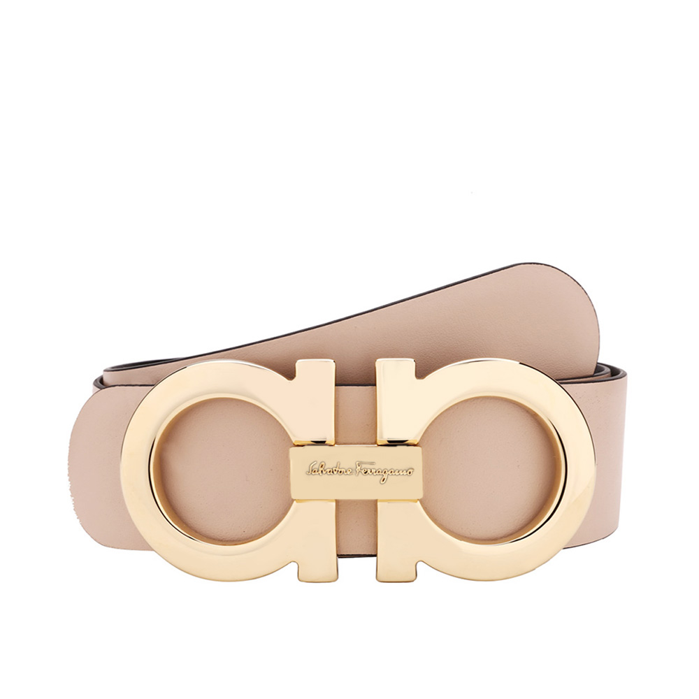 Ferragamo 菲拉格慕 女士牛皮板扣式腰带皮带 237601 王府井百货