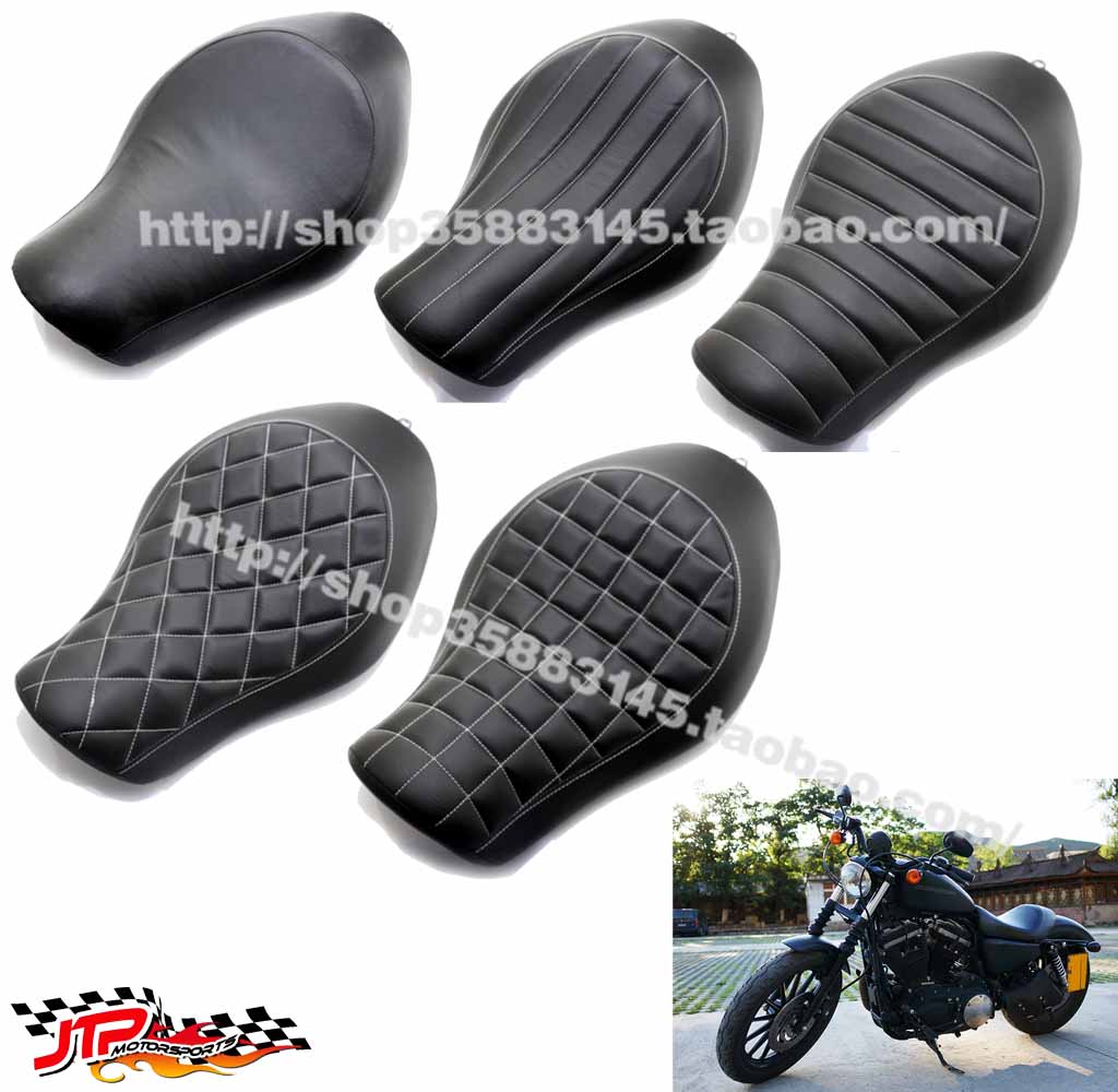 Suitable for Harley XL883 XL1200 N version 2008-15 modified front cushion seat cushion leather seat assembly