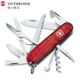 Dao chính hãng Vickers Swiss quân đội 91MM thợ săn 1.3713.T dao trong suốt màu đỏ đa chức năng Swiss Army Knife